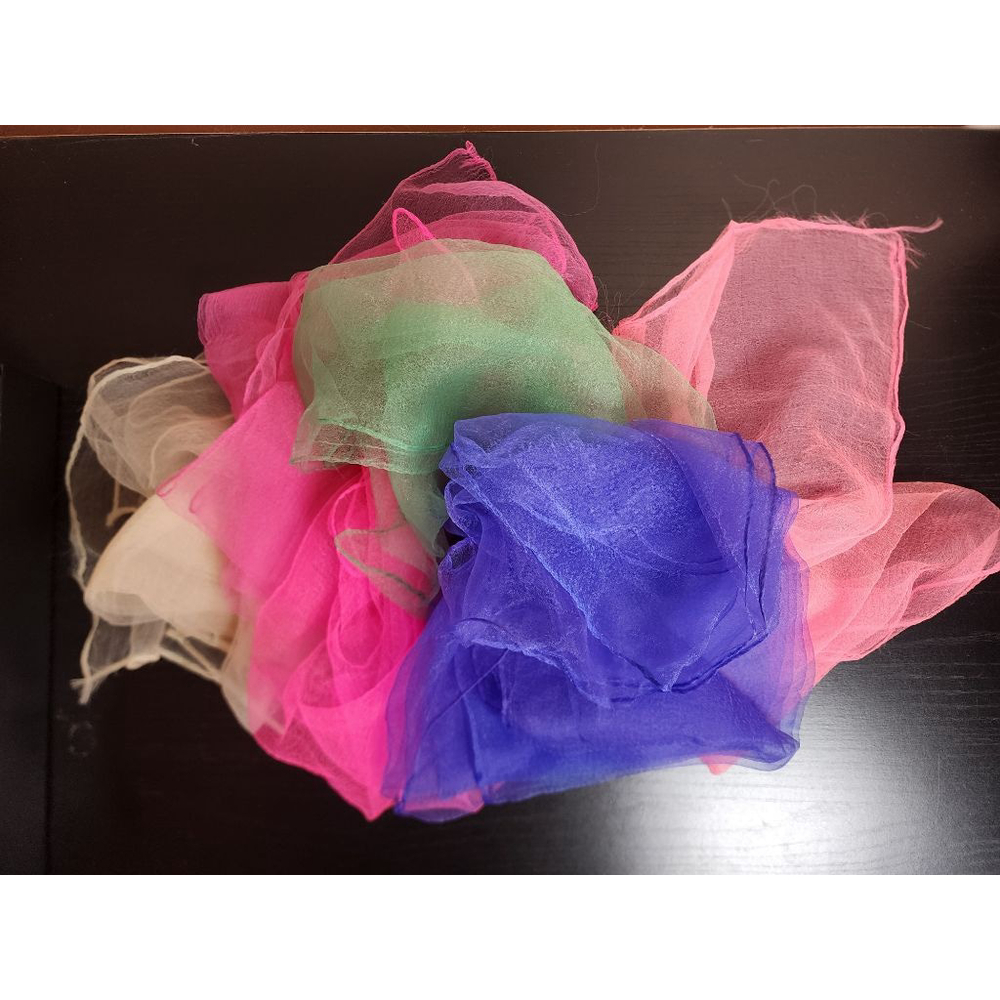 Women's Vintage Unbranded Scarves Multicolors set of 5